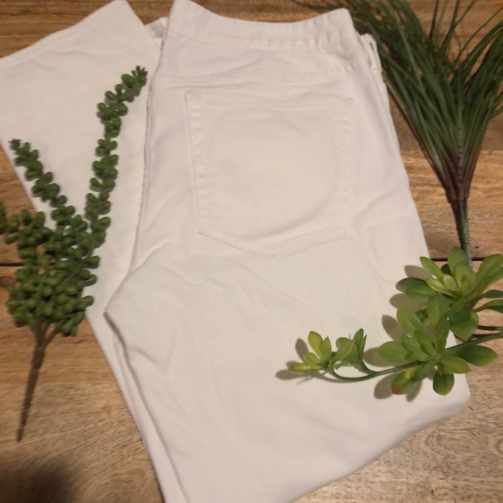 J. Crew White Cropped Matchstick Skinny Jeans - Picture 3 of 5